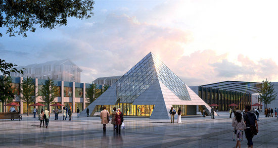 襄阳金字塔网架