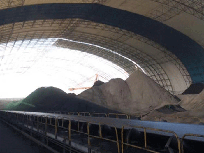 襄阳煤棚料仓网架